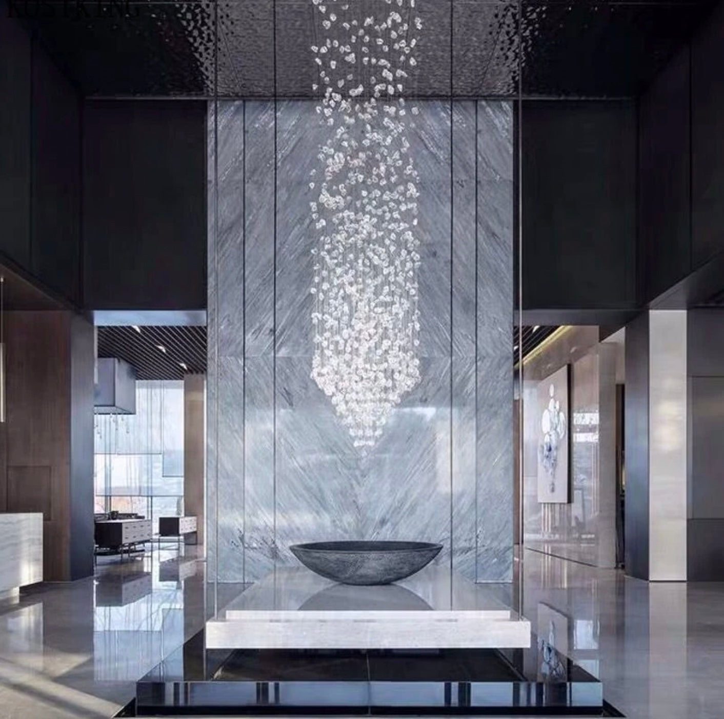 Crystal Cherise Chandelier