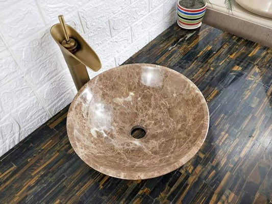 Beige Marble Sink