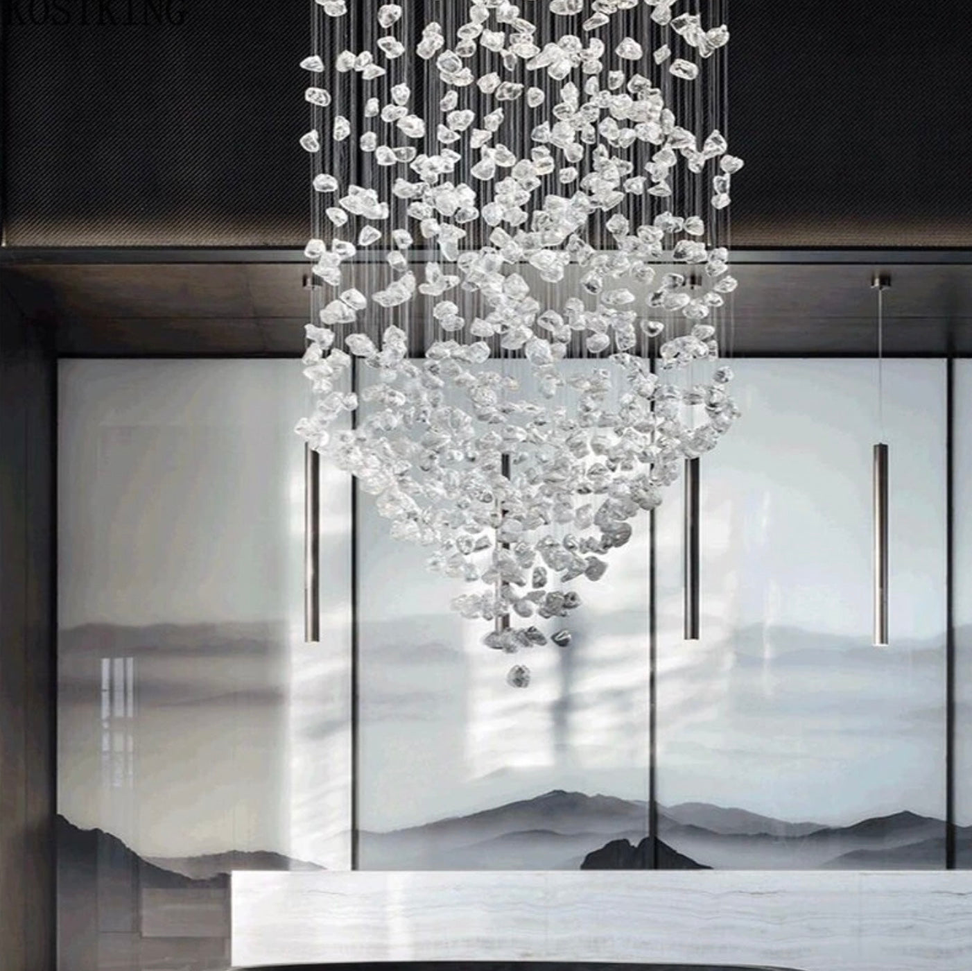 Crystal Cherise Chandelier