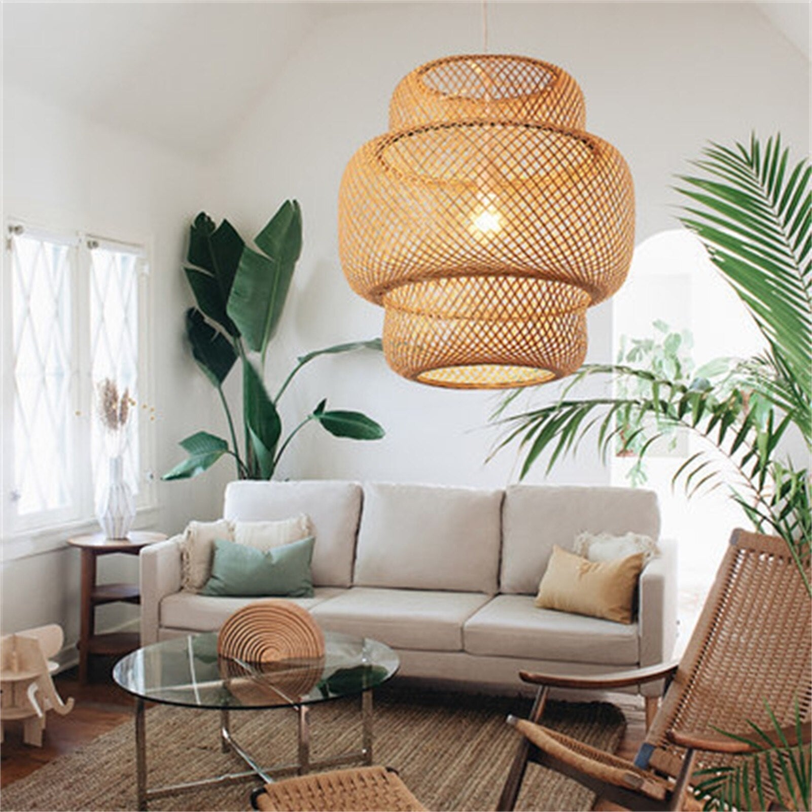 Boho Chandelier Lamp