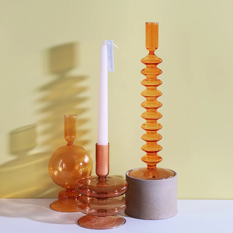 colorful vases