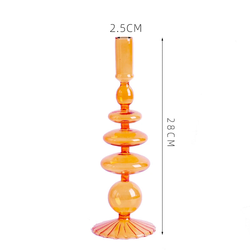 colorful vases