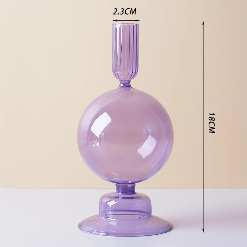 colorful vases