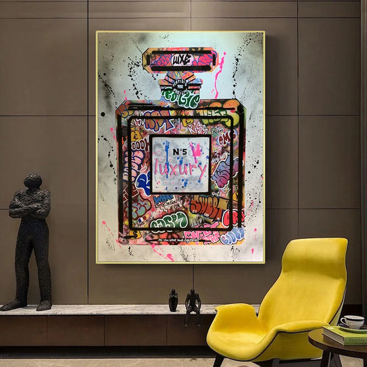 Fashion Luxury Modern Graffiti Art Paintings | Lise Luxury