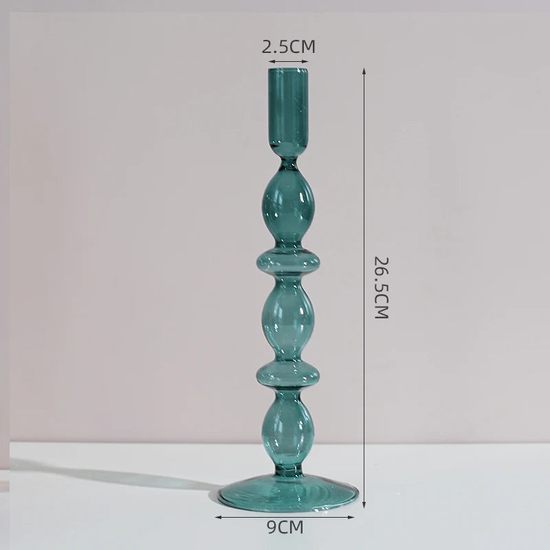 colorful vases
