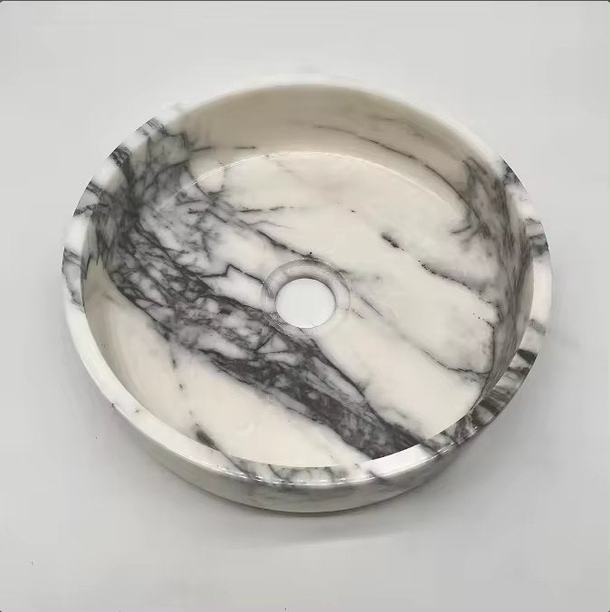 Classic Oval Marble Basin Sink | Lise Luxury