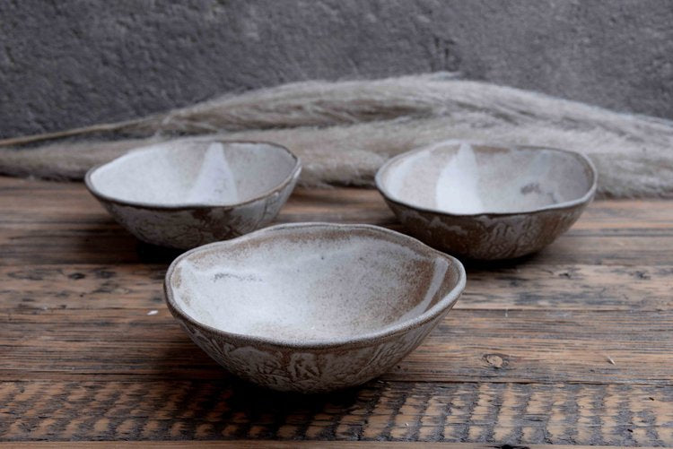 Beige Leaf - Dinner Set