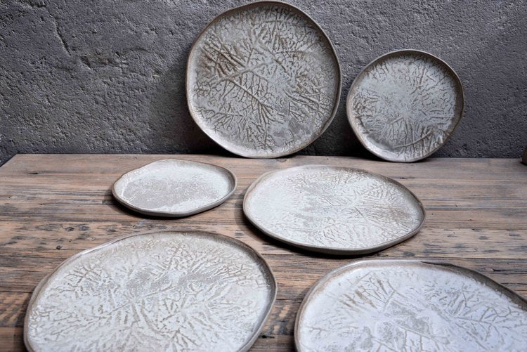 Beige Leaf - Dinner Set