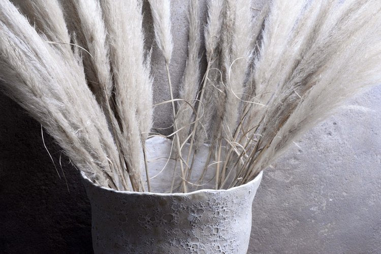 Xl Floor Vase Crater Moon Glaze