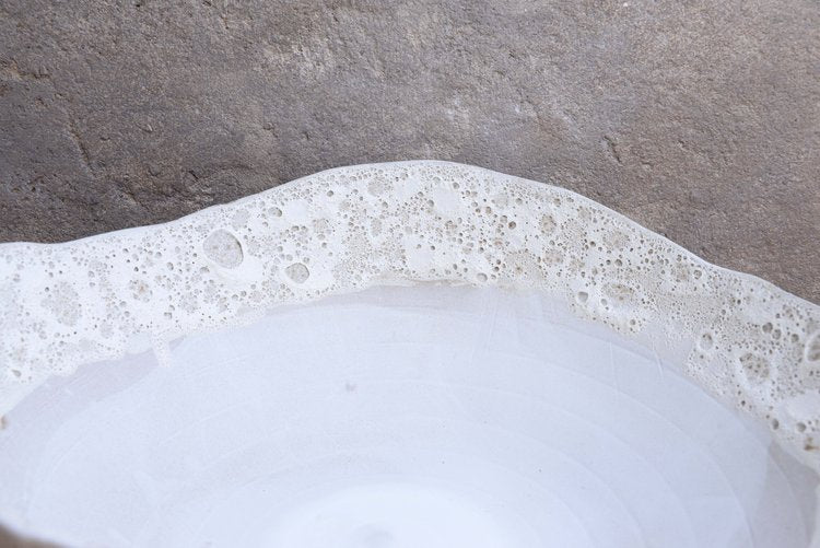 Giant Fruit Bowl - White Moon