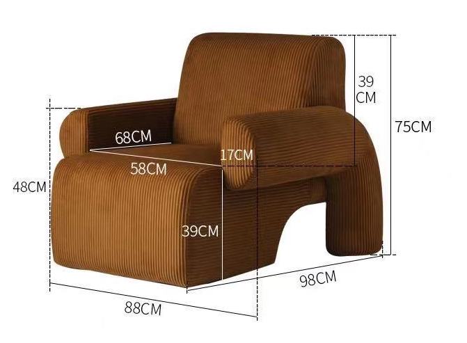 Retro Riley - single sofa Lise Luxury