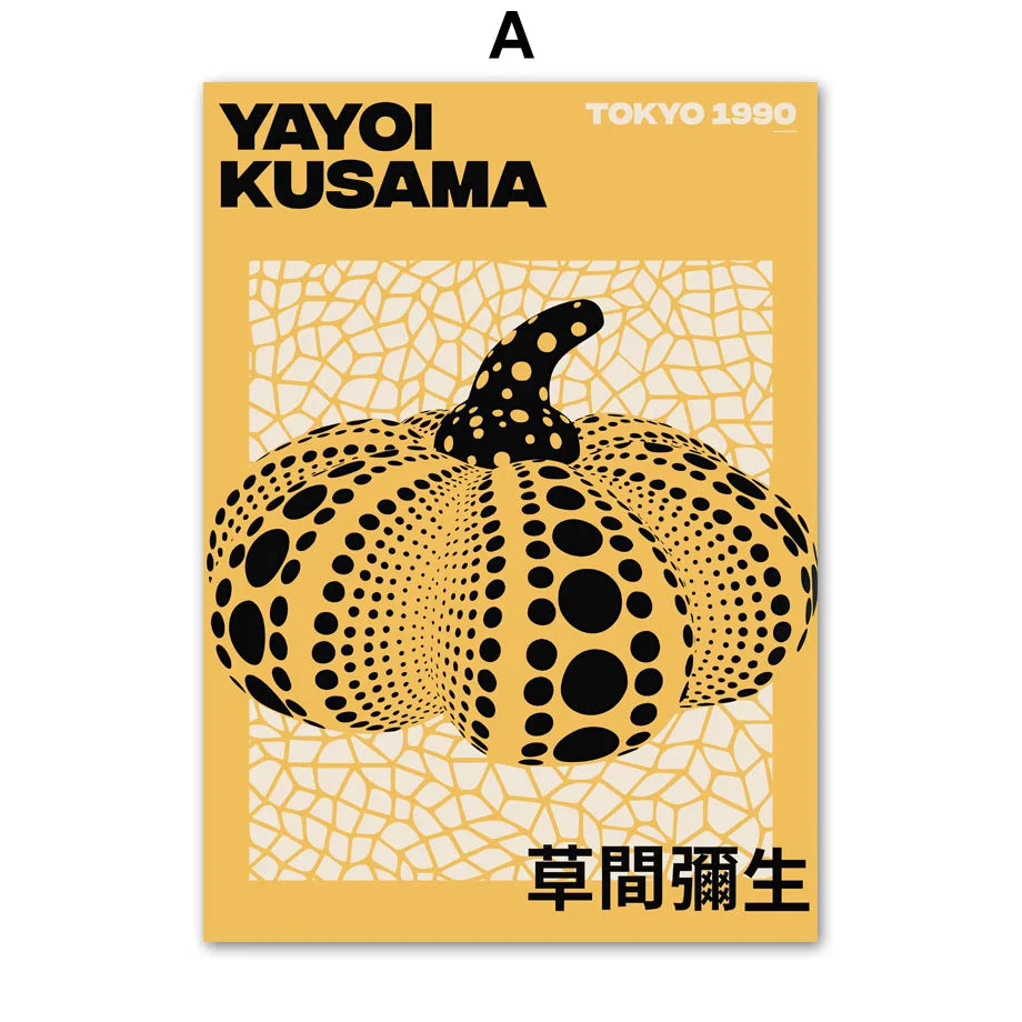 yayoi kusama art poster