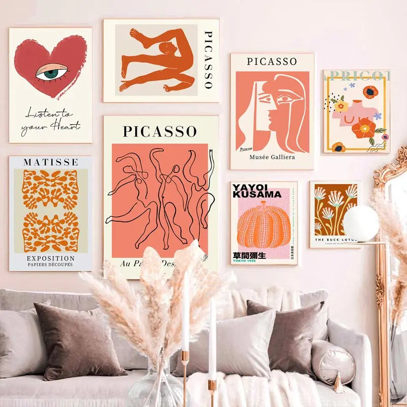 matisse picasso art poster