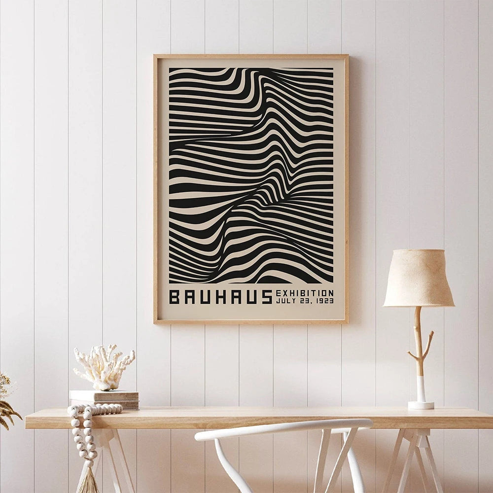 Bauhaus abstract poster