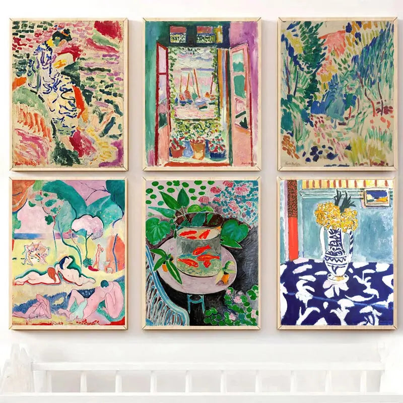 matisse retro still life art posters