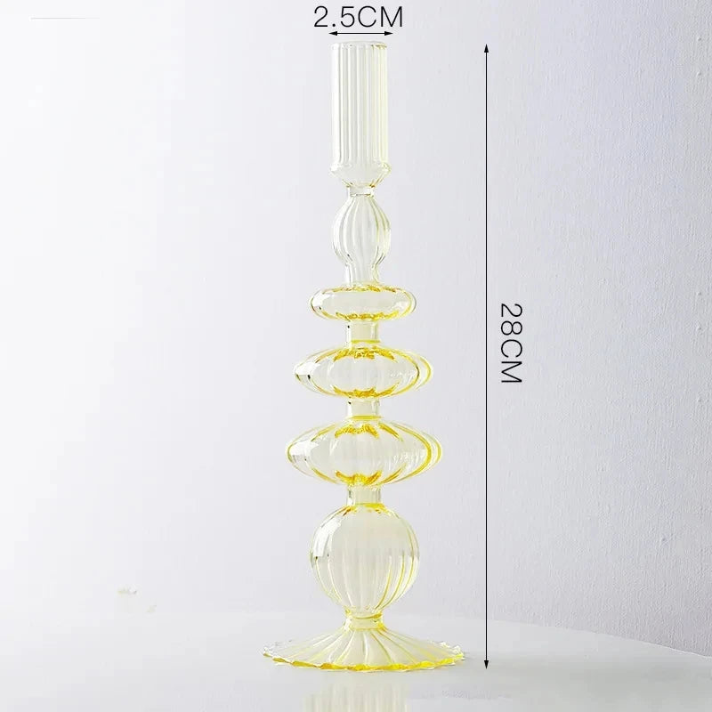 colorful vases