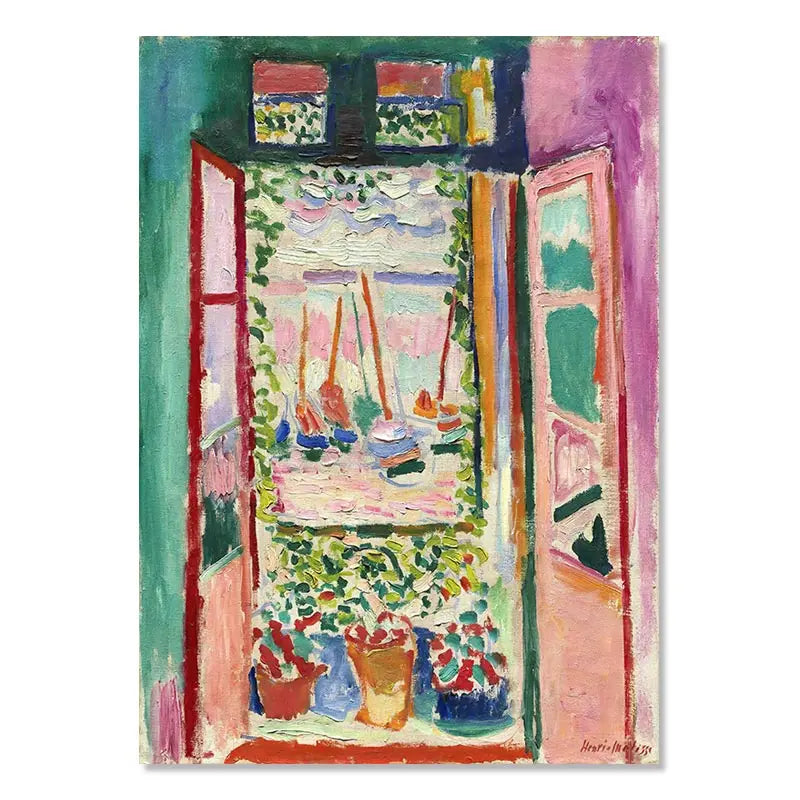 matisse retro still life art posters