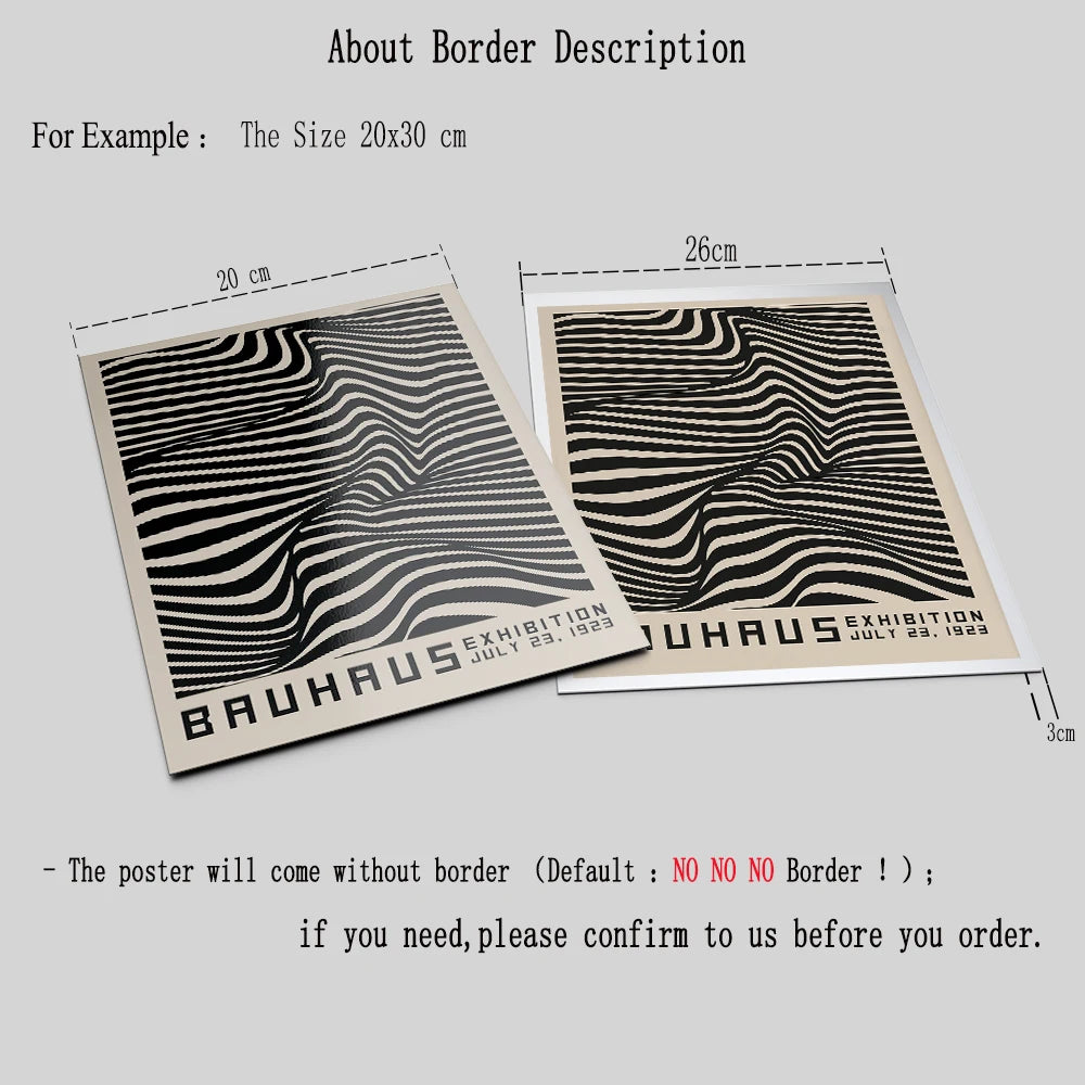 Bauhaus abstract poster