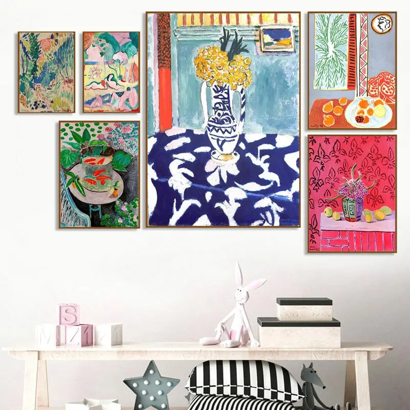 matisse retro still life art posters