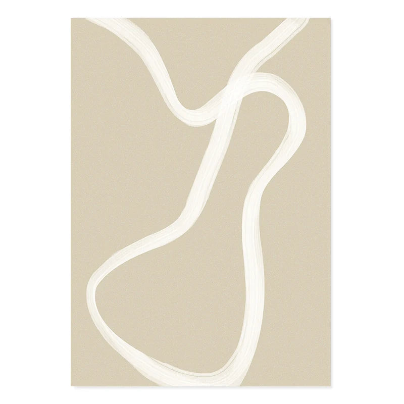 Boho Matisse posters beige white