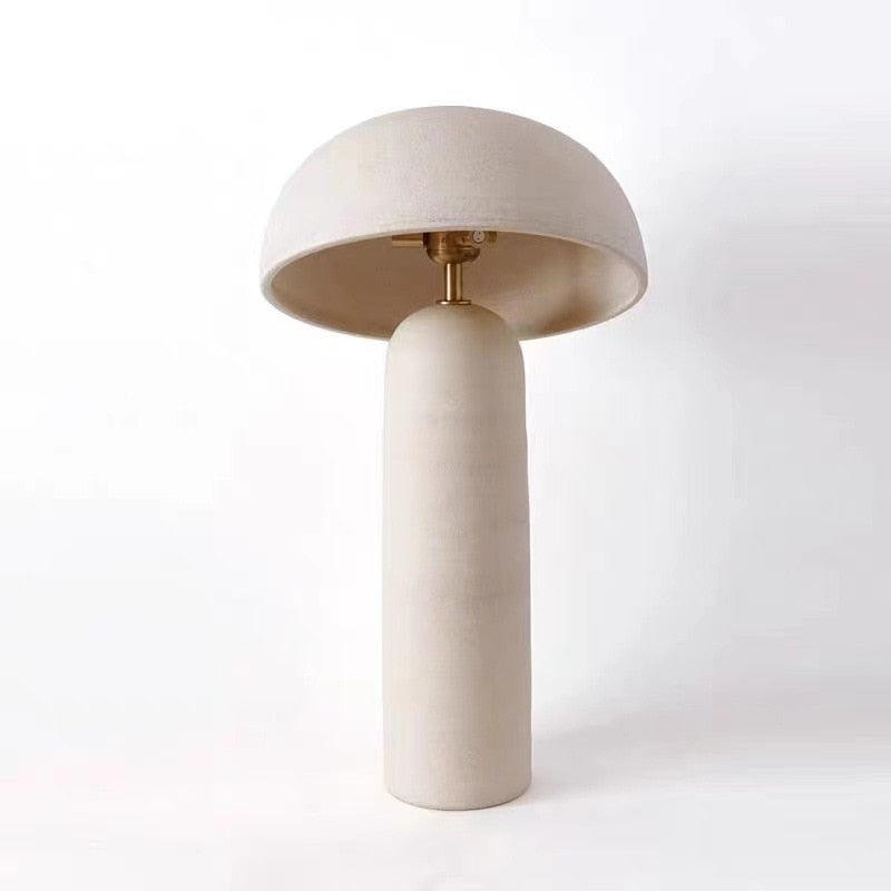 Ceramic Tera mushroom lamp