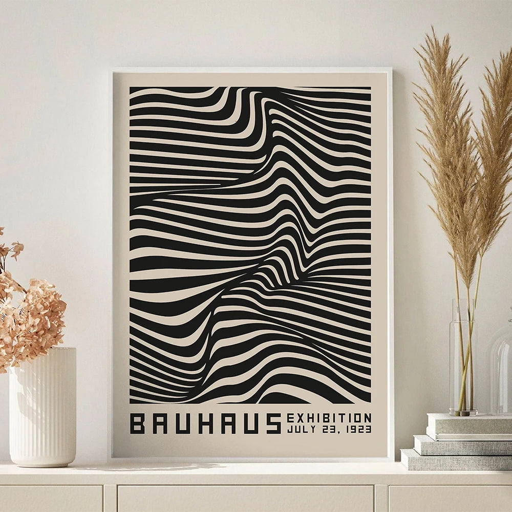 Bauhaus abstract poster
