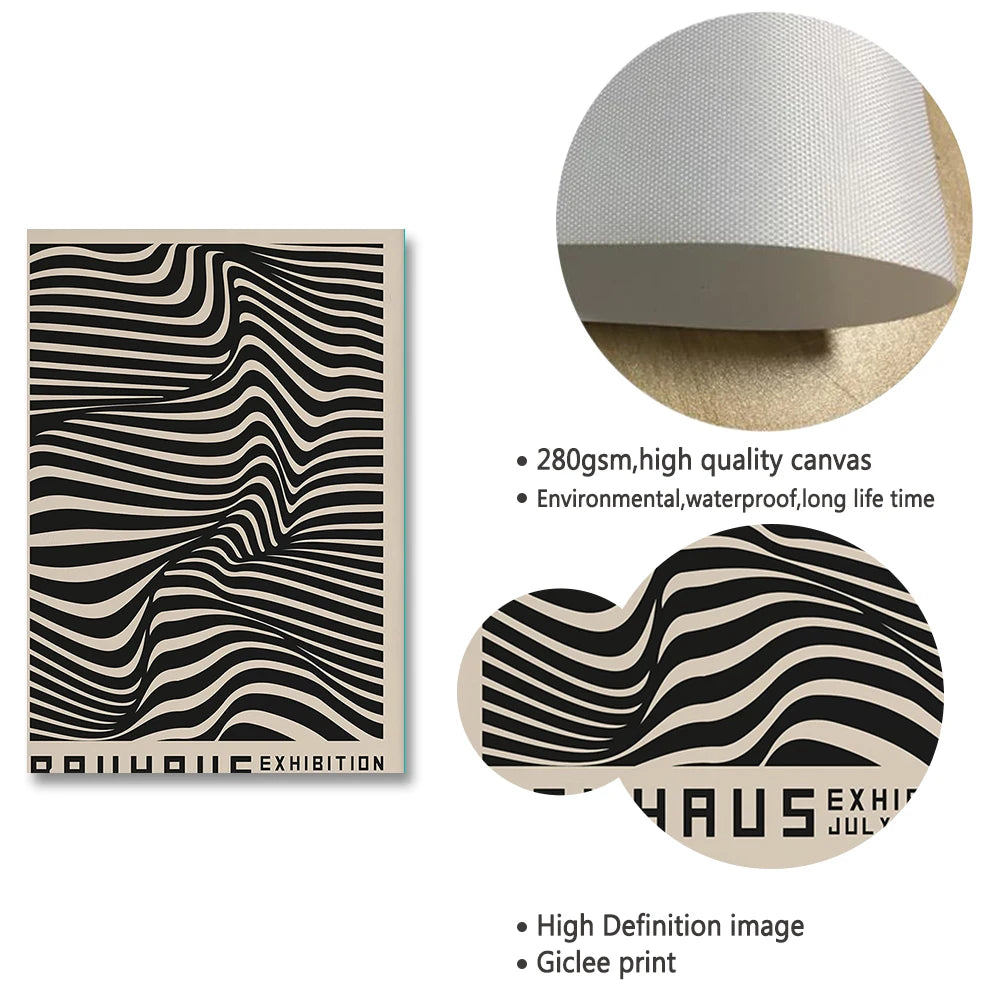 Bauhaus abstract poster