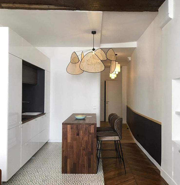 rattan chandelier Lise Luxury