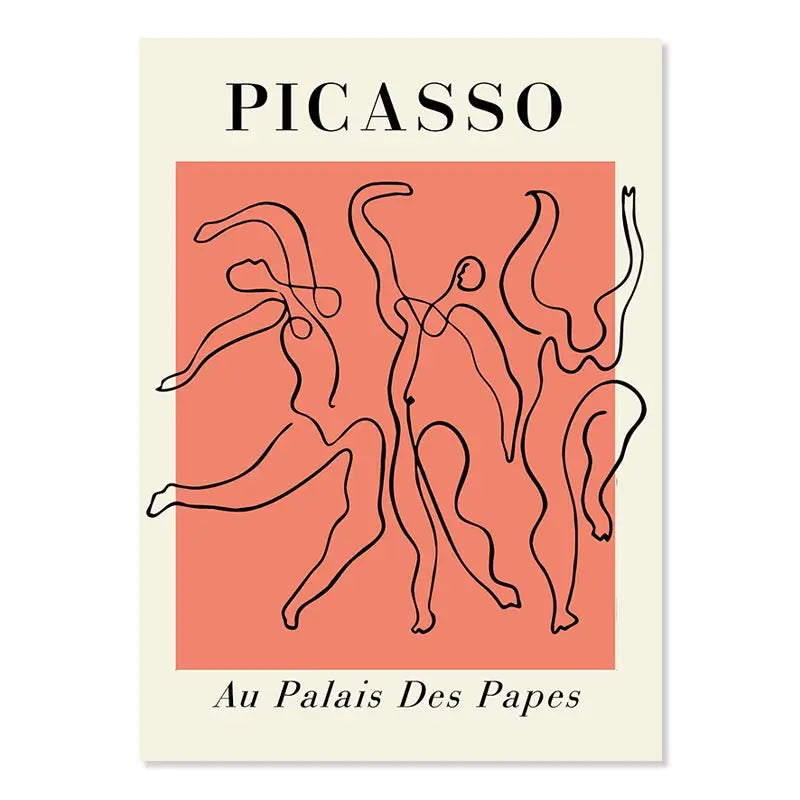 matisse picasso art poster