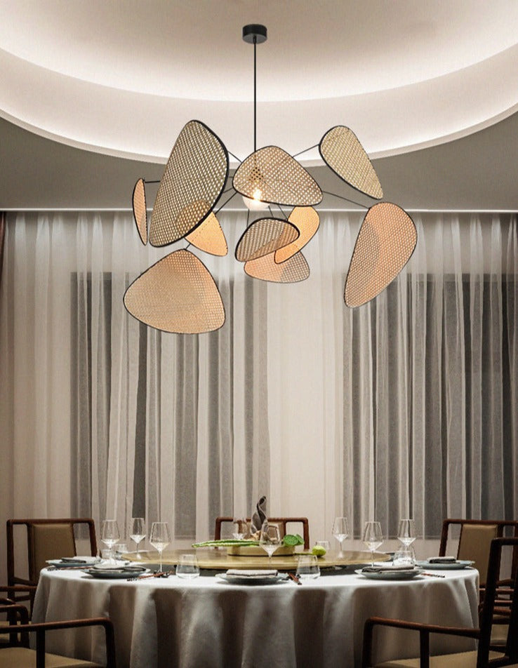rattan chandelier Lise Luxury