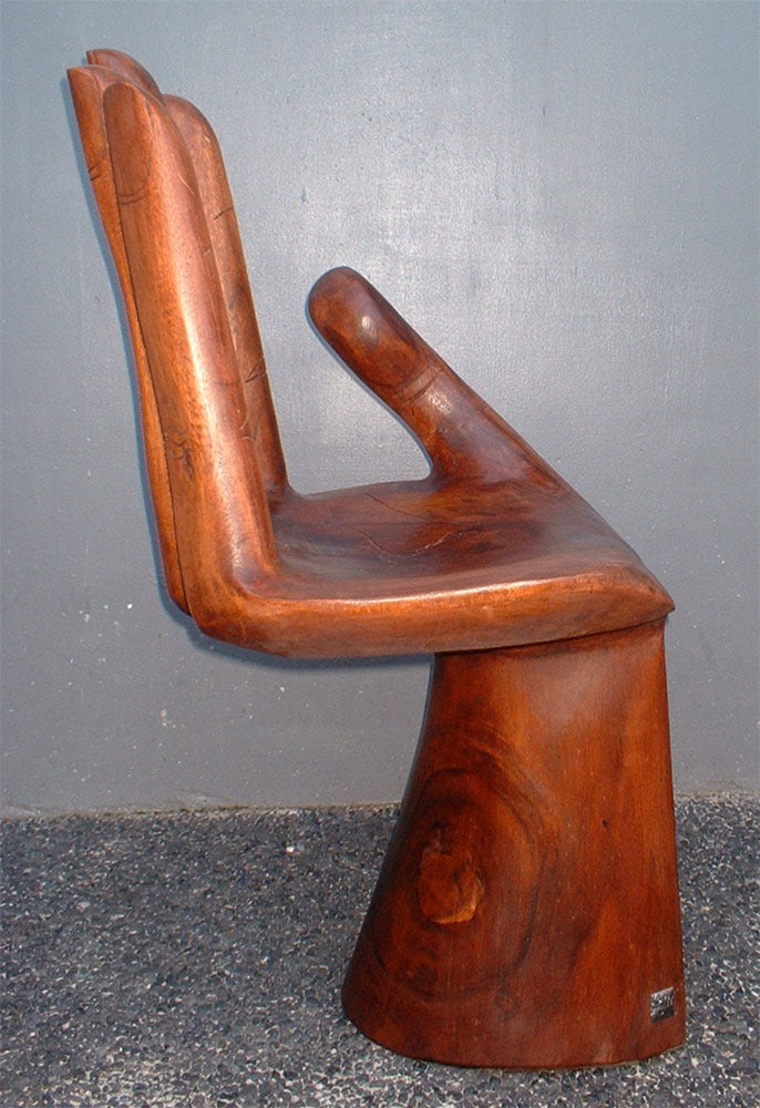 balinese hand shaped chair