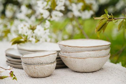 White Leaf - Dinner Set