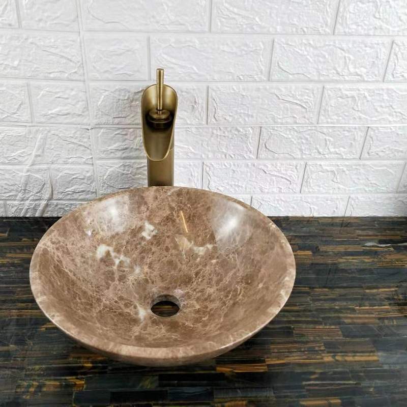 Beige Marble Sink