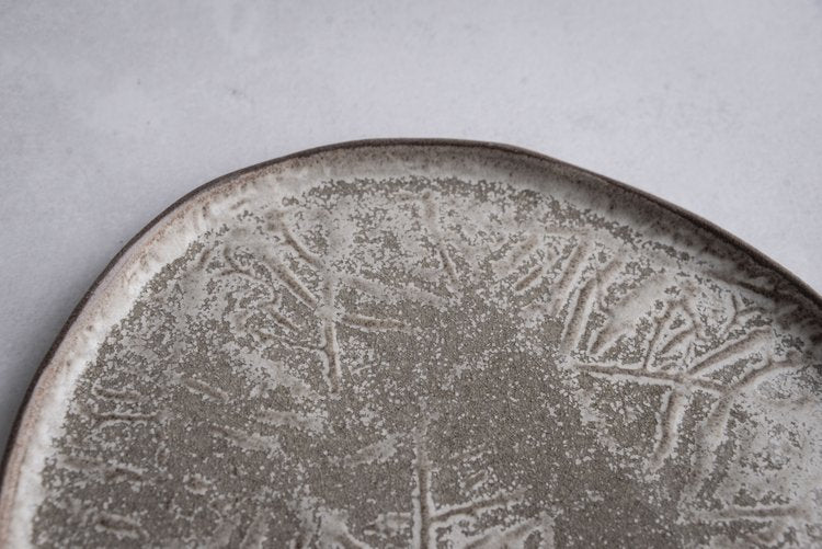 Beige Leaf - Dinner Set