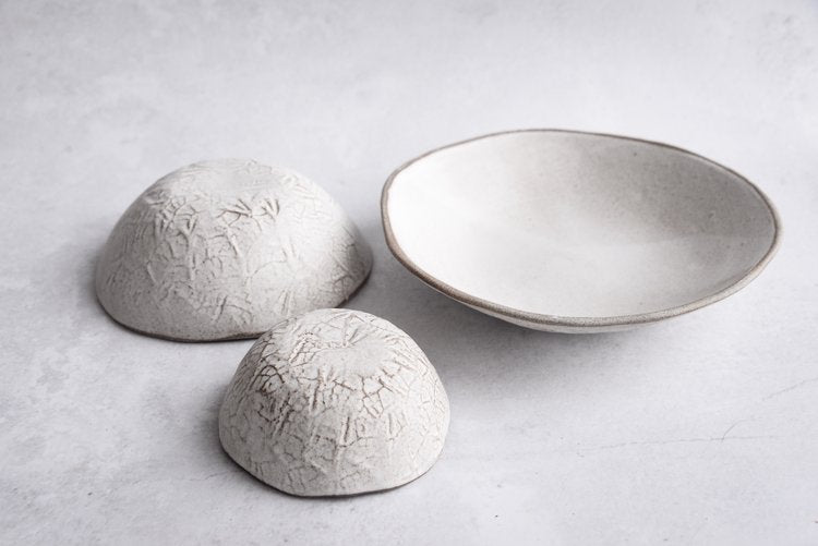 White Leaf - Dinner Set