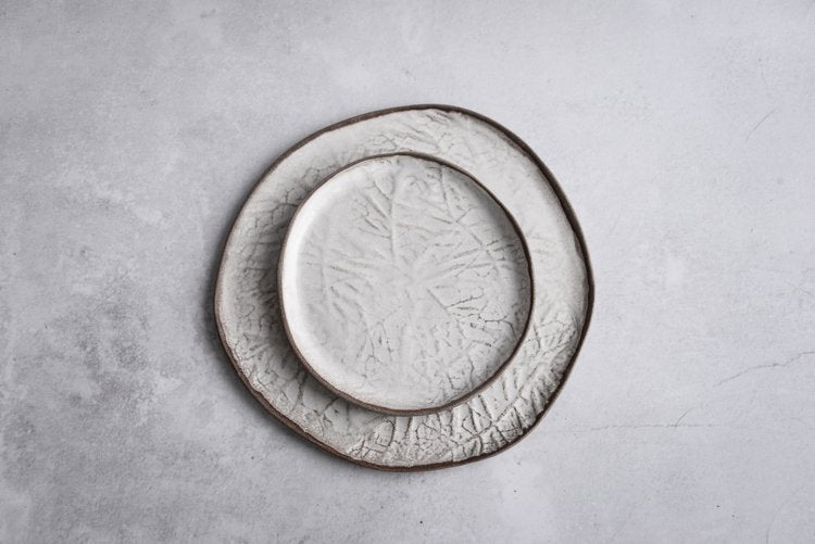 White Leaf - Dinner Set