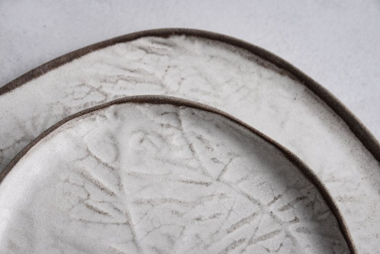 White Leaf - Dinner Set