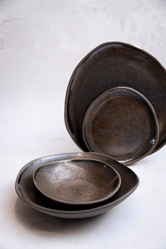 Bronze Wabi Sabi Dinner Set | Lise Luxury