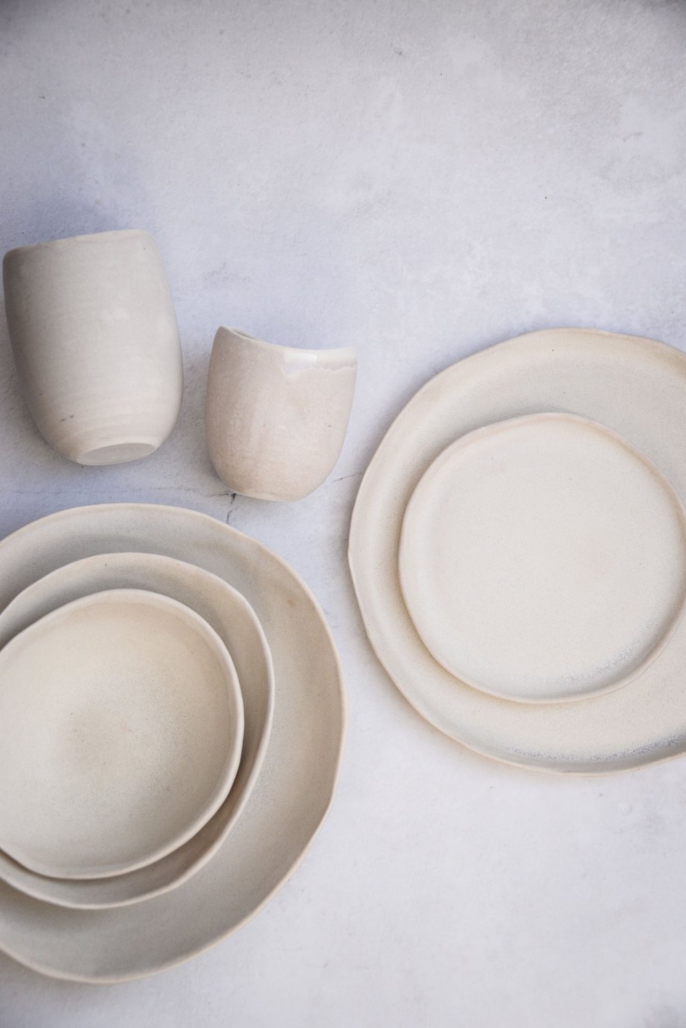 SAHARA - BEIGE PORCELAIN DINNER SET