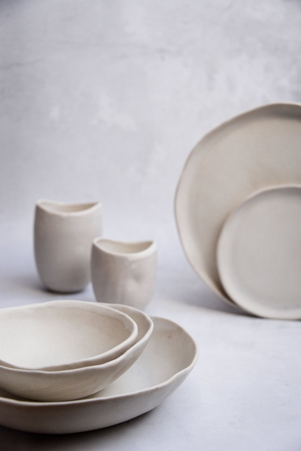 SAHARA - BEIGE PORCELAIN DINNER SET