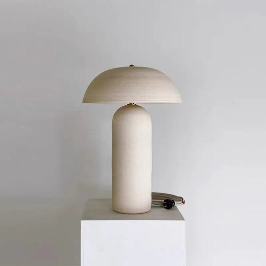 Ceramic Tera mushroom lamp