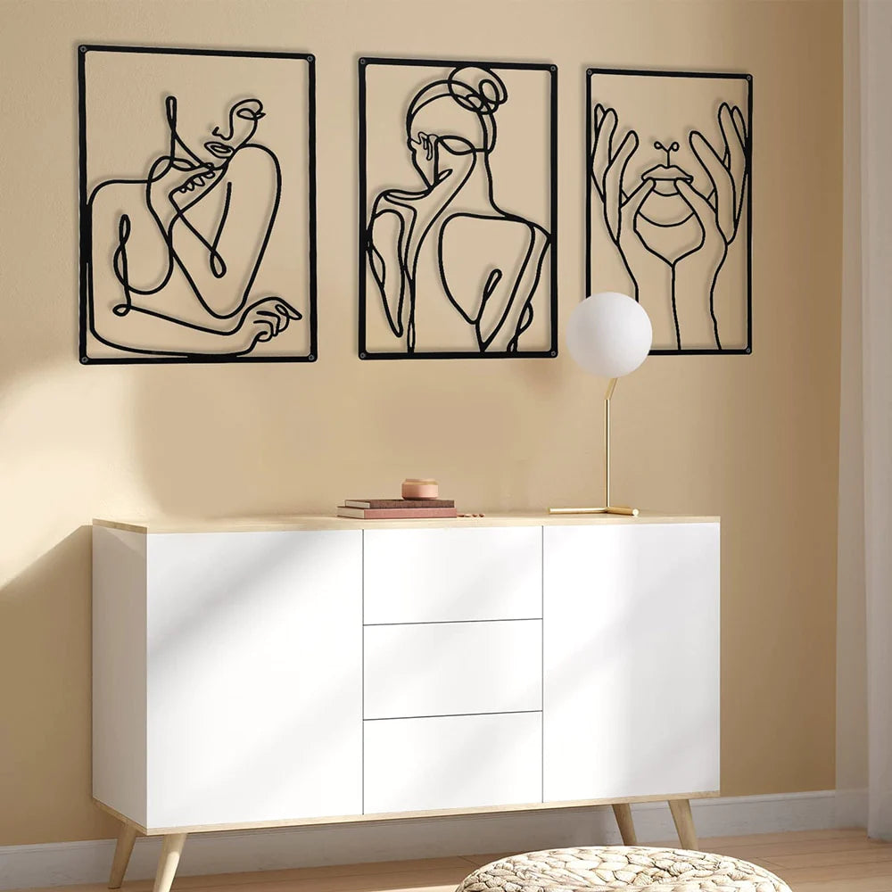 abstract Ava wall art