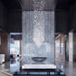 Crystal Cherise Chandelier
