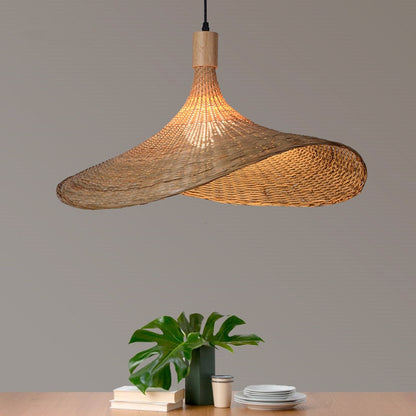 Hand Woven Bamboo Lamp Lise Luxury
