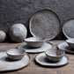 Beige Leaf - Dinner Set