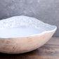 Giant Fruit Bowl - White Moon
