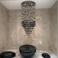 Crystal Cherise Chandelier