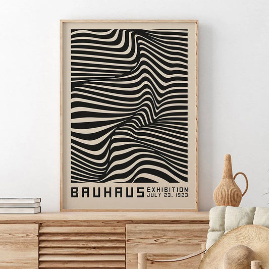 Bauhaus abstract poster