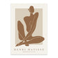 Boho Matisse posters beige white