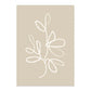 Boho Matisse posters beige white